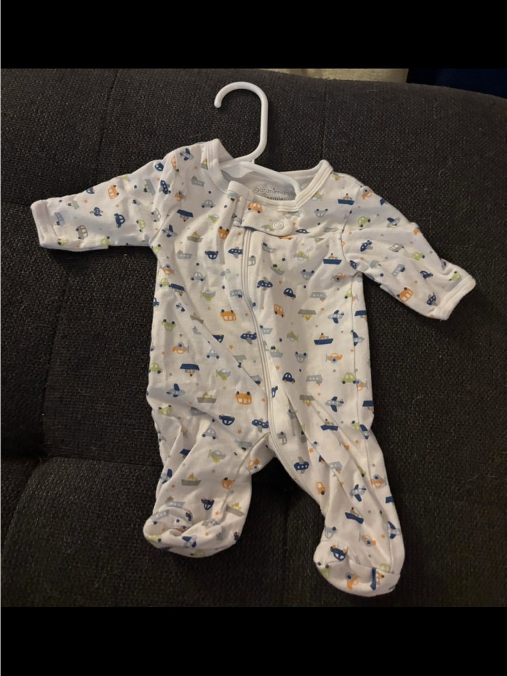 Preemie footie pajamas